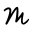 m