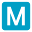 m