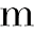 m