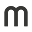 m
