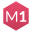 m