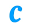 c