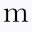 m