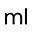 m
