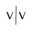 v