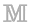 m