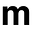 m