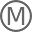 m