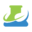 m
