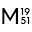 m