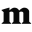 m