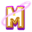 m