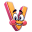 v