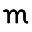 m