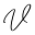 v