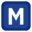 m