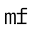 m