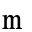 m