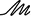 m