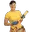 v