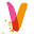 v