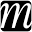 m