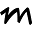 m