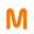m