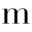 m