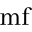 m