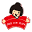 m