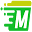 m