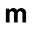 m