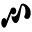 m