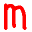 m