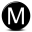 m