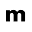 m