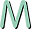 m