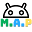 m