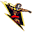 v