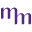 m
