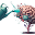 m