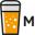 m