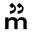 m