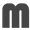 m