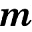 m