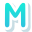 m