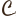 c