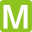 m