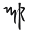 m